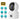 Home Security-RocSec Indoor Dual Lens Motion Detection 4MP Wifi Security Camera