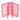 Gaming-28 in 1 Game Card Storage Case for Nintendo 3DS Pink