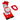 RocSec Santa Claus Toilet Seat Cover And Carpet Set Red Christmas Decoration Bathroom 3-Piece Set