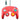 Gaming-Vibration Controller for Wii/Gamecube Red