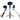 L08 Handheld Gimbal Stabilizer Selfie Stick with Integrated Tripod - Black
