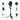 L08 Handheld Gimbal Stabilizer Selfie Stick with Integrated Tripod - Black
