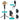 L08 Handheld Gimbal Stabilizer Selfie Stick with Integrated Tripod - Black