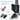 L08 Handheld Gimbal Stabilizer Selfie Stick with Integrated Tripod - Black