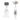 360 Degree Auto Face Tracking Phone Holder - White