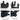 360?? Rotatable & Retractable Car Rearview Mirror Phone Holder for Mobile Phone - Black