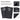 Gaming-Replacement Face Plate with Cooling Vent for PS5 Disc Edition - Black(Not for PS5 Slim)