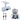 Gaming-DOBE Charging Dock with Magnetic Suction Heads for PS5 VR2-White(TP5-2515)