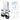 Gaming-JYS Wall Mount Storage Stand with Screwdriver for PS VR2 Controller-White(JYS-P5163)