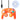Gaming-Gamecube Controller for PC and Mac Orange