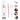 7 in 1 Multifunctional Cleaning Kit for Mobile Phone/Keyboard/Earbuds/Laptop - White/Pink