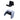 Gaming-2 Pack Acrylic Universal Game Controller Wall Mount Stand for PS5/PS4/PS3/Xbox One/Series X-Black