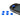 Silicon Analog Thumbstick Cap for PS Vita 1000/2000 Blue